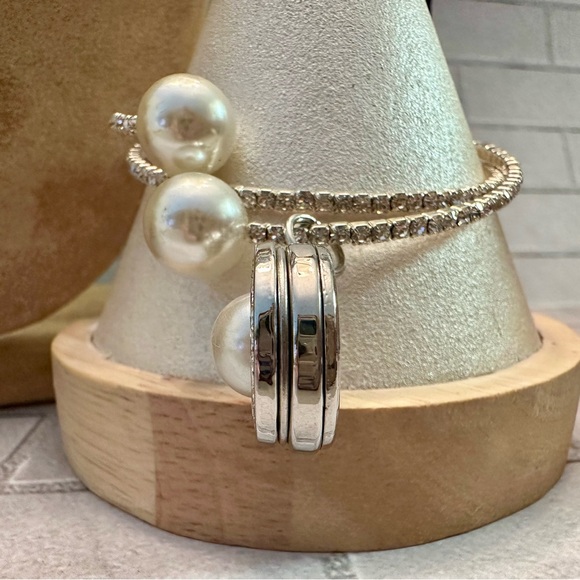 Pearl bead & rhinestone set - Picture 8 of 11